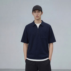 Jack Jones | Casual Comfortable Waffle Polo Shirt