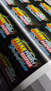 Sticker Vynil China Anti Air - untuk branding dan kemasan - BISA REQUEST