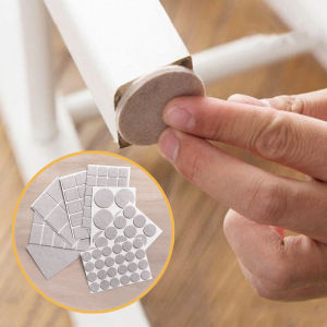 3-72Pcs Felt Chair Leg Pads 3mm Thick Floor Scratch Protector Mat Mute Non-slip Self Adhesive DIY Furniture Accessories