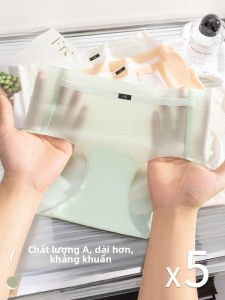 MiiOW | Quần lót cotton mỏng Ice Silk cho nữ quần lót cotton nguyên chất thoáng khí quần lót kháng khuẩn cạp vừa mùa hè