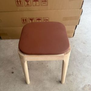 Solid Wood Stackable Small Square Stool