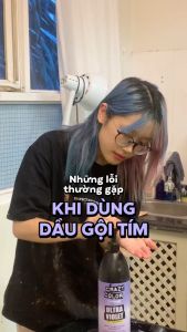 Dầu gội tím FANOLA NO YELLOW [ Mẫu Mới ] - khử vàng giữ màu cho tóc tẩy tóc nhuộm màu thời trang