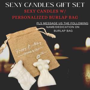 Valentines Personalized Gift for Couple Anniversary Wedding Scented Candle Trinket Tray Candleholder Female Male Body