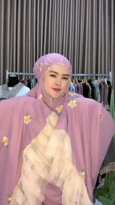 MUKENA RAYON DEWASA JUMBO TERBARU MAHALINI BORDIR RAYON PREMIUM
