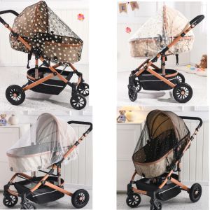 Baby Stroller Mosquito Net Pushchair Cart Insect Shield Net Baby Stroller Accessories Mesh Safe Infants Protection Mesh Cover