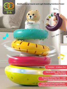 JIHU | Educational Rainbow Tower Toy for Toddlers