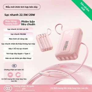 YOUJIN | Pin Sạc Dự Phòng Dung Lượng Cao Sạc Nhanh An Toàn Trên Máy Bay 20000mAh