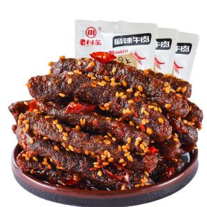 Laochuandong Spicy Beef Jerky Sichuan Specialty Snacks Individual Pack 150g *3 Bags