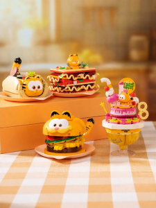 Pantasy | Garfield Food Series Educational Building Blocks Desk Decor