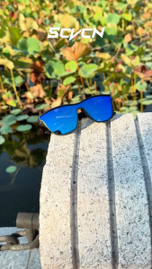 SCVCN แว่นกันแดดโพลาไรซ์เบสบอลขี่จักรยานแว่นตา UV400 จักรยาน MTB แว่นตาสีเข้มแว่นตากีฬาจักรยานอุปกรณ์ขี่จักรยานกลางแจ้ง