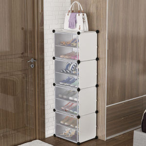 Dustproof Foldable Large Capacity Transparent Plastic Shoe Rack