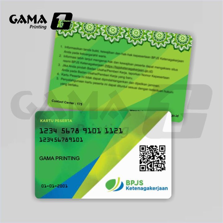Cetak Kartu ID Card Kerja Bahan PVC Tebal Sehari Jadi Bisa Satuan