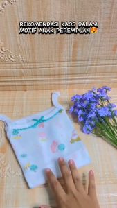 FSBJA014 Singlet Anak Perempuan: Pakaian Dalam Anak Nyaman dengan Motif Karakter