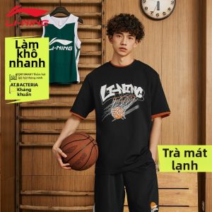 Li-Ning | Áo Thun Form Rộng Kháng Khuẩn Thấm Mồ Hôi