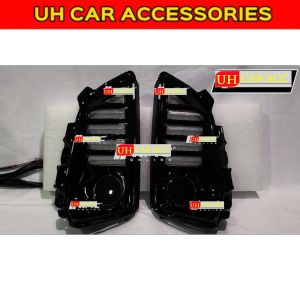 TOYOTA VIOS 2023 FOG LAMP COVER WITH LED DRL DAYLIGHT + RUNNING SIGNAL