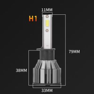 2PCS H7 H4 LED Car Headlight Bulbs H1 H11 HB3 9005 HB4 9006 9012 White LED Fo0g Lights 120000LM Turbo Fan Car Light Lamp 12V 24V