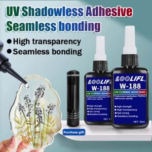 UV Resin Kit with Light Fast DryingBonding Repairing in SecondsClear UV Glue with UV Penlight for Resin Plastic GlassMetal