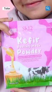 SR12 Kefir Peeling Mask Powder 50 gr Masker Kefir Bubuk Mencerahkan Kulit Wajah
