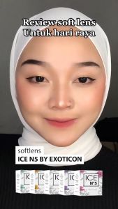 Softlens Minus ICE N5 (normal s/d -600) diameter 14.5mm