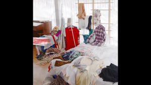 HongKong60ราวแขวน ราวแขวนเสื้อ ชุดกลาง 4 ราวแขวน (ขายดี) ราวแขวนผ้า ราวแขวนไม่ต้องเจาะ ประกอบง่าย ใช้แทนตู้เสื้อผ้าได้ดี ฟรีไม้สอย/วิงแขวน