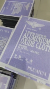 ผ้าทรายขัดเหล็ก ตราล้อบิน 10 แผ่น สำหรับงานกลึง งานช่างทั่วไป มีหลายเบอร์