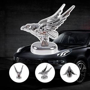Car Bonnet Front Hood Eagle Ornament Badge Auto Front Cover 3D Eagle Emblem Car Exterior Decoration