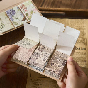 60 pcs Vintage Paper Multi Style Deco Material Retro Stationery Supplies Writing Paper Junk Journal Scrapbooking Creative Memo