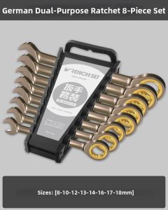 Industrial Grade Quick Release Dual Purpose Ratchet Wrench 10mm