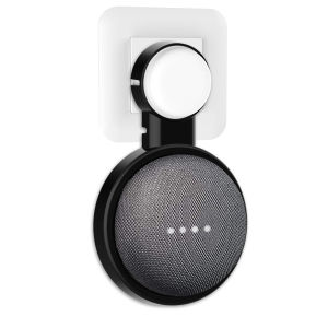Cozycase Wall Mount for Google Home Nest Mini Voice Assistant Speaker Outlet Shelf Holder Space-Saving Accessories Bracket