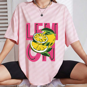Bold Pink Lemon Graphic Creative Heat Transfer Patches For Clothes Iron-On T-Shirts DIY Fashion Heat Transfer Thermal Sticker