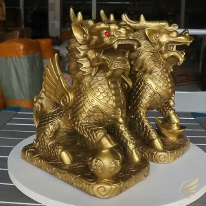 Tượng Đồng Phong Thủy Tượng Phúc Kỳ Lân Cát Tường Vượng Tài Lộc Tượng Đồng Trang Trí Quà Tặng - Đồ Đồng Thuận Tâm