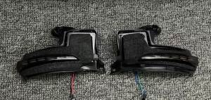 Carrie8 For Toyota Vellfire & Wilfa 40 Series Rearview Mirrors: Touch Blue & Flowing Water Design