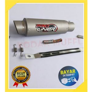 knalpot racing silincer saja proliner lapis sanblas inlet 50 mm suara garang