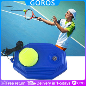🔥【🇵🇭Ready Stock】Tennis Trainer Rebounder Baseboard with Long Rope Perfect Solo Self-Study Equipment Practice Training Tool Heavy Duty Tennis Training Aids Base Ball Practice Tennis Trainer Partner Sparring Device Outdoor Game