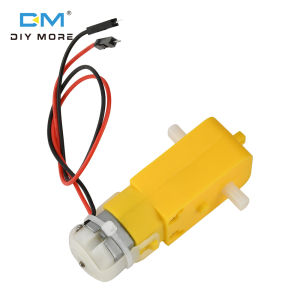 diymore DC 3-6V TT dual axis gear motor 1:48 reduction motor suitable for Arduino DIY intelligent automotive robot
