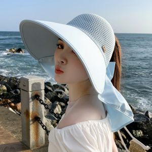 Mũ Chống Nắng Mùa Hè Cho Nữ Mũ Đi Xe Đạp Mũ Che Mặt Mũ Chống Tia UV Mũ Rộng Mũ Trùm Đầu Mũ Đi Biển Mũ Đi Chơi Ngoài Trời