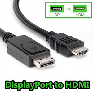 1080P/4K DisplayPort to HDMI Cable Display-Port to HDMI HDTV adapter converter Cable for PC laptop to Monitor DP in to HDMI out