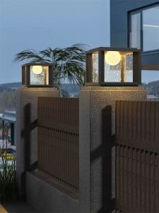 VINCAN | Solar Outdoor Garden Pillar Light