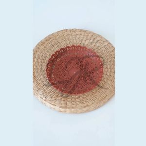 60 pcs Piring Rotan Plastik BUNGA lotus 23 cm paket 5 lusin