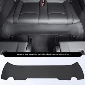 Tấm Bảo Vệ Ghế Da Hàng Ghế Thứ Ba 6 Chỗ Ngồi Tesla Model YL Chống Đá Phụ Kiện Nội Thất Ô Tô Dành Cho Model YL