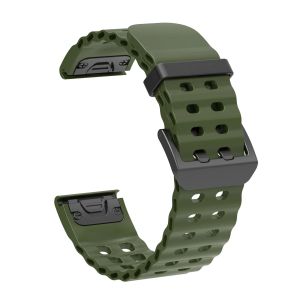 QuickFit 22mm 26mm Silicone Strap For Garmin Fenix 8 E 7 7X 6X Pro 5XPlus Epix Pro Gen 2 47mm 51mm/Enduro 3 Watchband Correa New