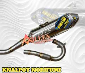 Spesial Knalpot NORIFUMI Rocket 4 Kompetisi Bore Up KLX 150 Bf DTRACKER CRF 150 WR 155 Supermoto NEW