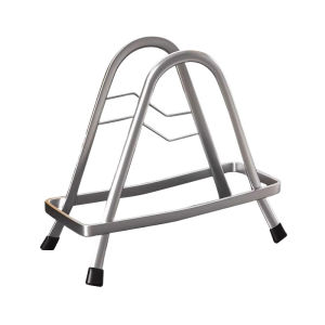 1pc Stainless Steel Cutting Board Rack Anti-slip Chopping Board Shelf Kitchen Countertop Pot Lid Storage Rack Kitchen Organizer