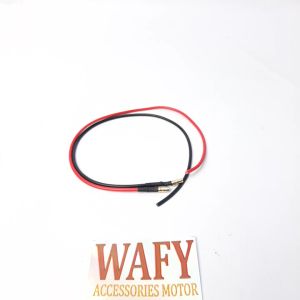 [Sepasang Kanan Dan Kiri] Soket Sein Sen Dengan Kabel Soket Scun Skun Male Bulat Dan Kabel 30 Cm