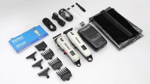 KM-232 Kemei Rechargeable Trimmer Electric Hair Clippers Professional LCD Electric Hair Clipper Rechargeable Razor