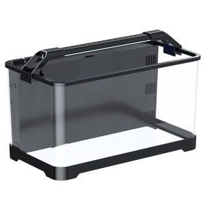 KUOTING | Back Filter Desktop Aquarium Built-in Filtering and Oxygenation System