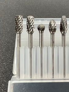 10pcs 3mm Shank Tungsten Carbide Milling Cutter Rotary Tool Burr Double Diamond Cut Rotary Tools 5PCS 6mm Shank Electric Grinding