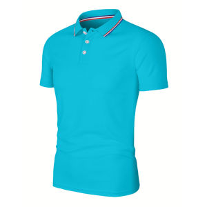2025 Mens Summer Short Sleeve Polo Casual Breathable Comfortable Polo Shirt Solid Color High Quality Male T-Shirts Dropshipping