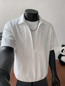 LPZ | Hollow Out Faux Two-Piece Patchwork T-Shirt