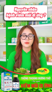 PQA Hạ Khô Thảo - viêm mũi mãn tính nghẹt mũi chảy nước mũi viêm xoang mũi